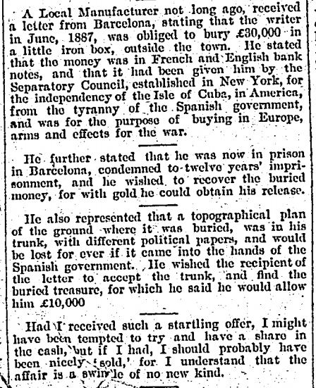 Scam of the day  !!!   CAT 14-12-1888